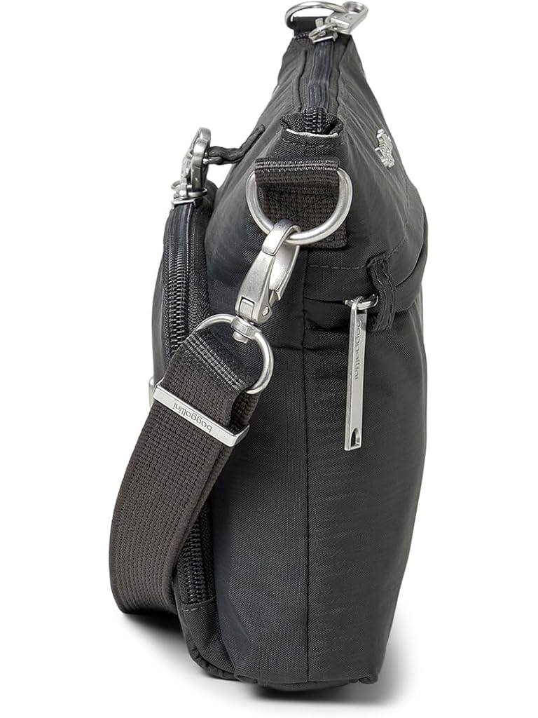 Black Baggallini Securtex™ Anti-Theft Memento Crossbody