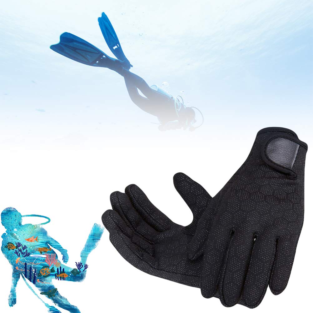 Guanti da immersione da 2 mm, in neoprene, antiscivolo, per vela, snorkeling, nuoto, surf, kayak, rafting, pesca subacquea, vela, guanti antiscivolo