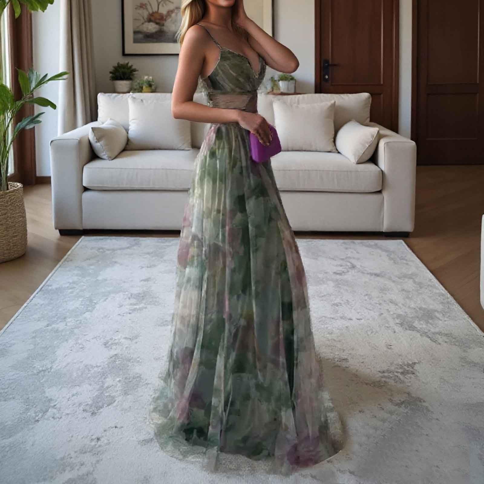 Robe De Soiree Femme Ceremonie Soirée Orientale Cérémonie Chic Classique Cocktail Habillée Princesse Guinguette Bohème Élégant Et Elegant Champêtre Victorienne