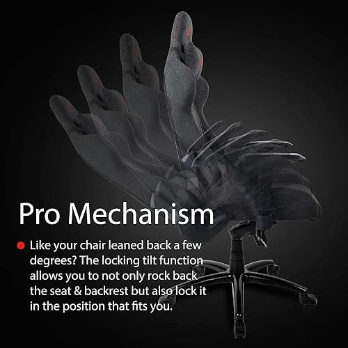 Miniatura 10 de Arozzi Verona Signature - Silla de oficina ergonómica de tela suave de tapicería de alta calidad con reclinable giratoria basculante apoyabrazos 4D