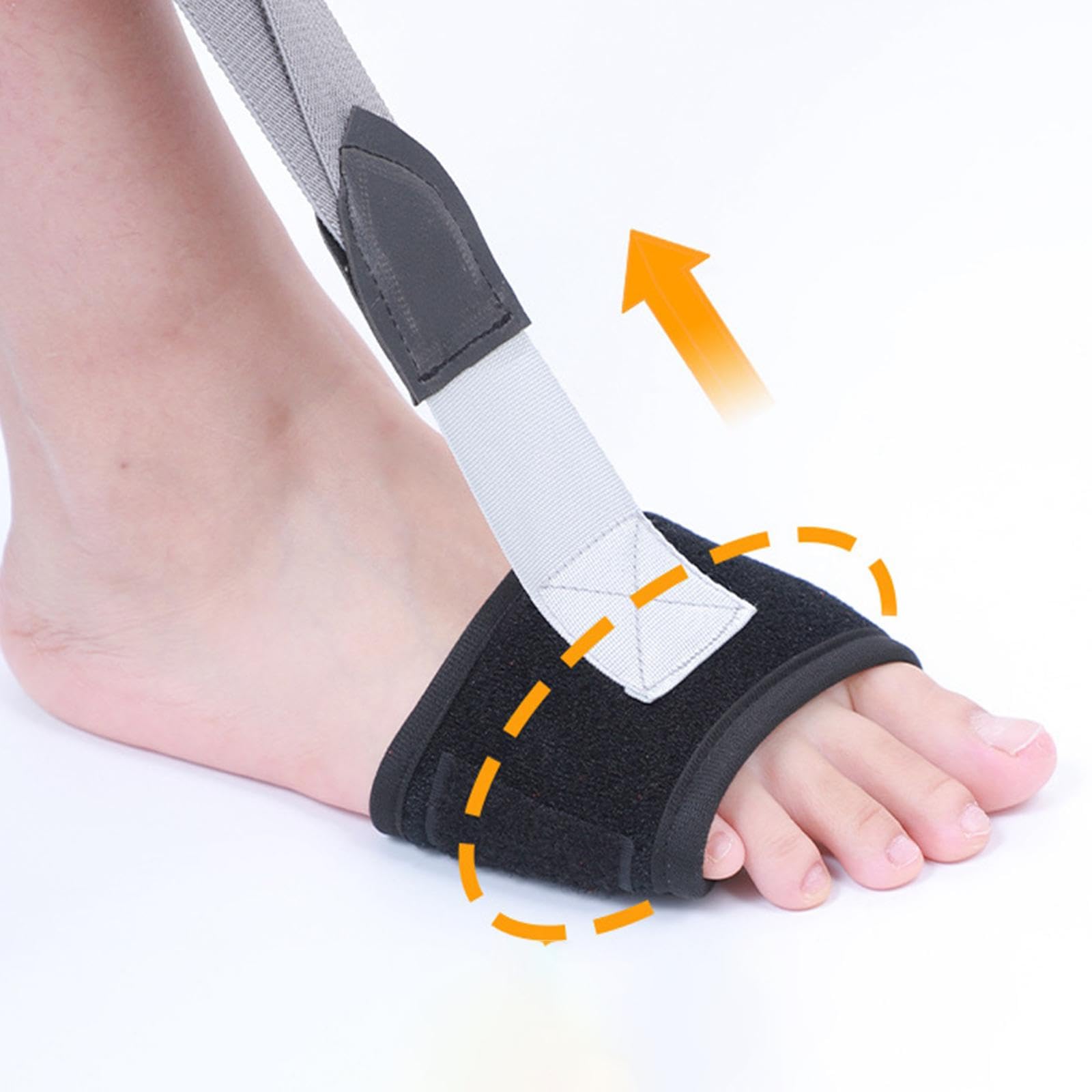 Amagogo Aide à La Marche Exosquelette de Rééducation Jambe Dispositif de Soutien Bionique Réglable Léger En Nylon Adapté Aux Seniors Patients Soins à Domicile, L