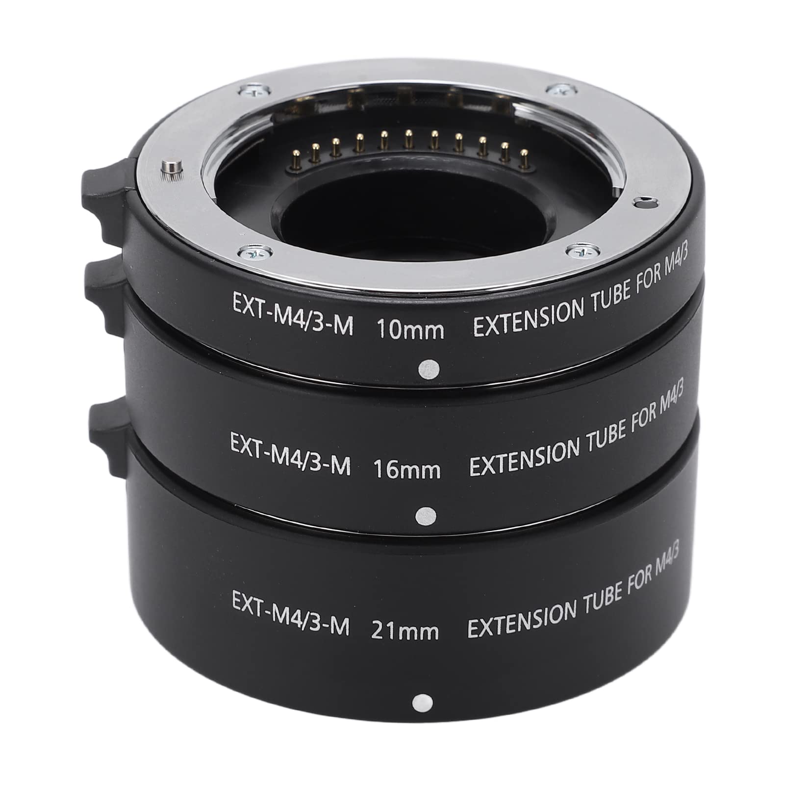 10 Mm + 16 Mm + 21 Mm Pierścień Pośredniczący do Bliskiego Strzału Zamknij Rurkę Przedłużającą Strzał Pierścień Adaptera Makro Automatycznego Ustawiania Ostrości Przedłużacz Autofokusa dla Mocowania