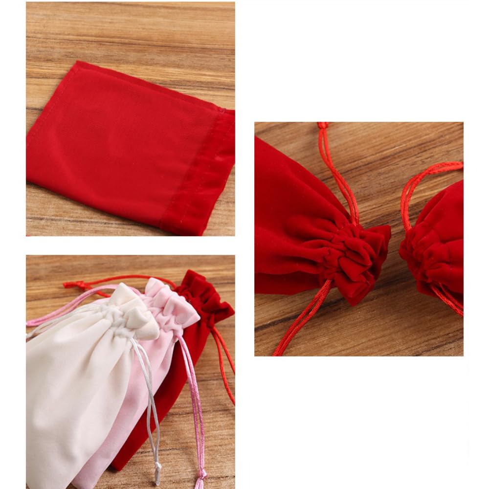 Schmuckbeutel,Samtbeutel mit Kordelzug,Geschenkbeutel zum Befüllen,
