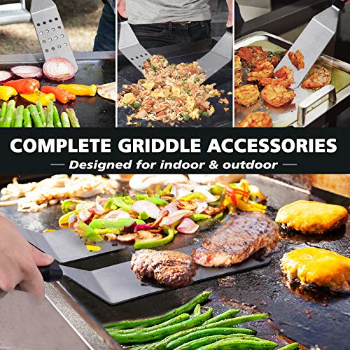 Beichen FD-EP-230201-1551 Griddle Accessories Kit, 14 Pcs Stainless Steel Griddle Grill Tools Set Blackstone And Camp Chef, Professional Grill Spatula Set thumb #1