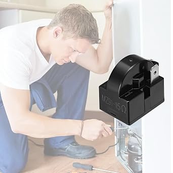 Refrigerator PTC Relay 15 Ohm 1 Pin Refrigerator Start Relay Coolers Compressor Starter Accessories