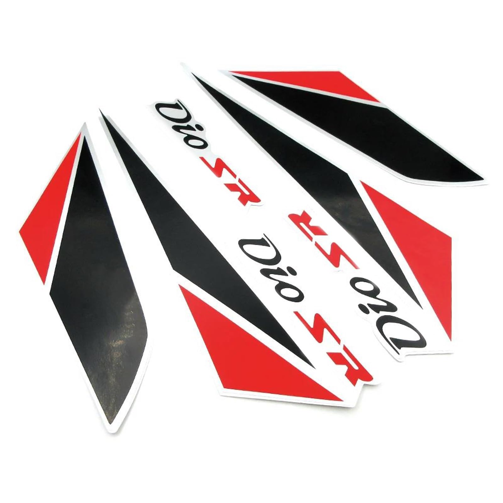 Jganrf Black Sr For Dio Sp Sr Dio50 Af17 Af18 Af27 Af28 Glue Decorative Decals Sticker Motorcycle Scooter Whole Body Fairing Stickers