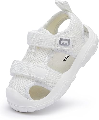 BMCiTYBM Sandalias de verano con punta cerrada para bebé, niño, niña, zapatos ligeros, antideslizantes, para primeros pasos, 6, 9, 12, 18, 24 meses
