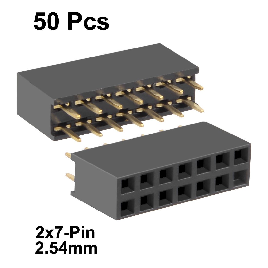 sourcing map 16pcs 2x13 26 épingles Connecteur Embase embases mâles IDC