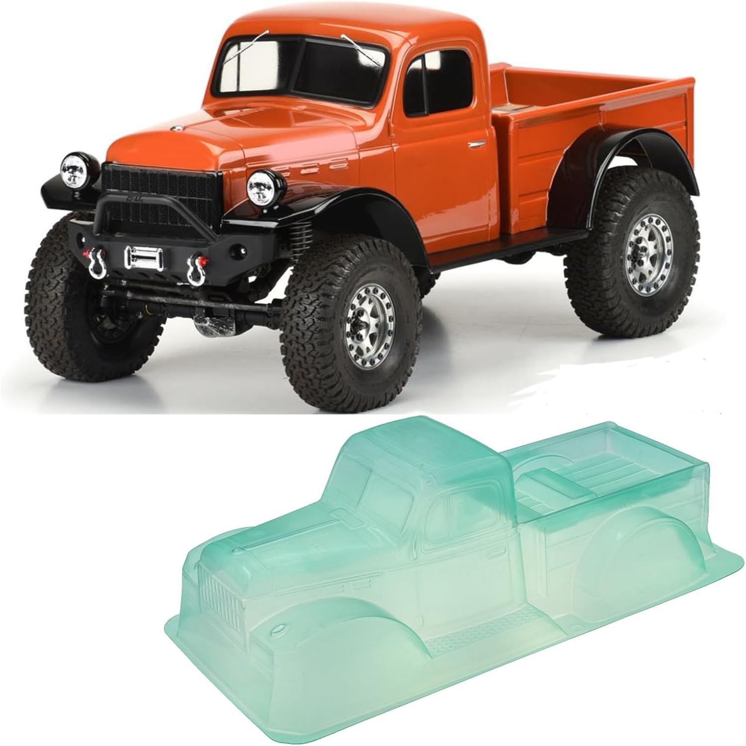 RCPickup Trunk Body Shell Transparent Shell Modified Part 313mm Wheelbase for SCX10 TRAX4 1:10 RCCar Accessories