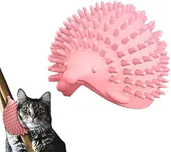 Canto arranhador de parede para gatos | Parede de arranhão de gato - Catnip para montar na parede arranhador para animais de estimação para gatos pentes de massagem macios para autocuidado 2 Purble