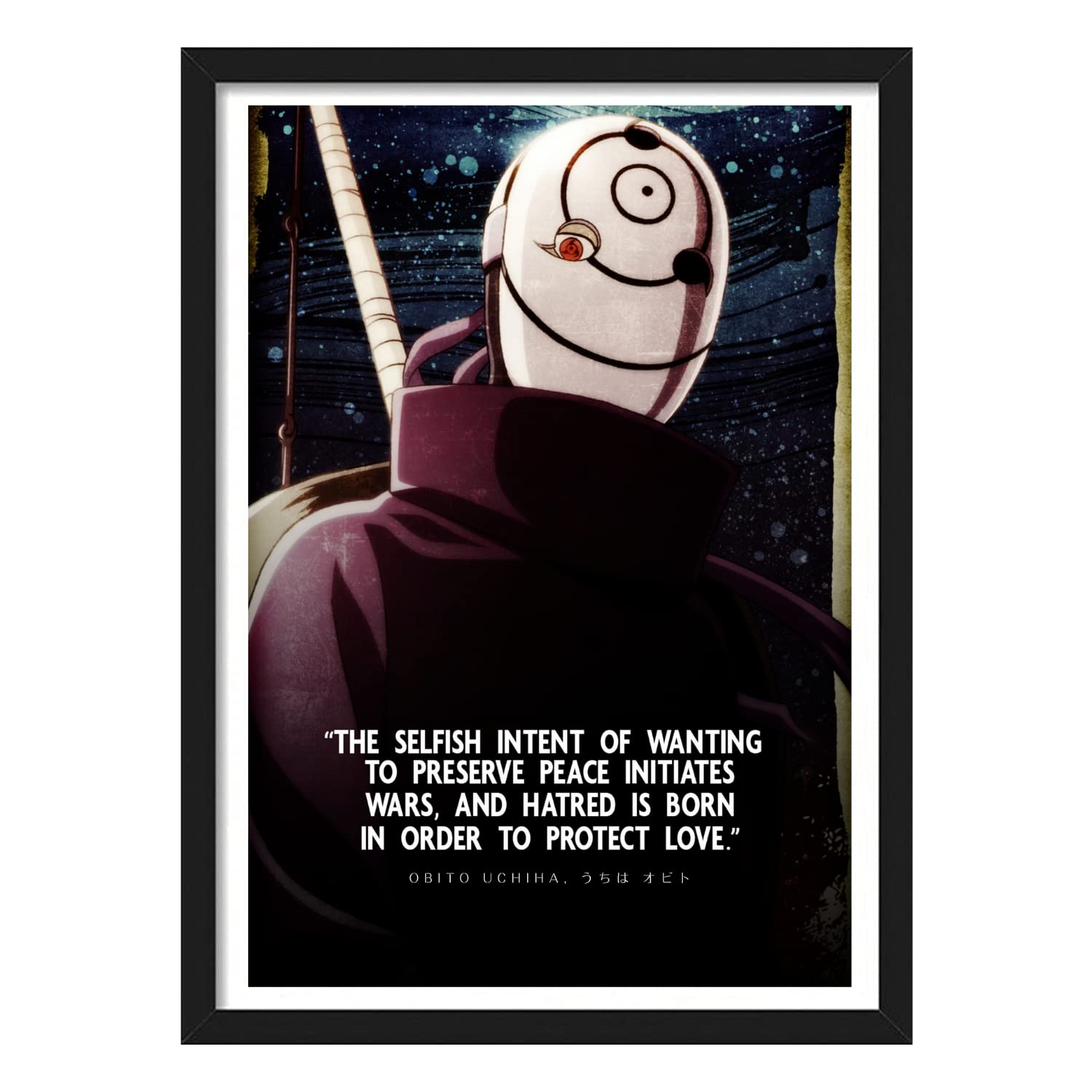 Naruto Shippuden Framed Poster - Minato Namikaze Art -18