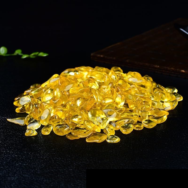 Grava Decorativa para acuarios, Difusor de aceites Esenciales de Grava de Cristal de 5-12 mm for peceras y macetas. Paisajismo.(5-7mm1000g)