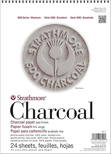 Strathmore 561-1 STR-561-1 24 hojas de tinta de carbĂłn surtido de 24 hojas 9 x 12 pulgadas 9 x 12 pulgadas Strathmore 561-1 STR-561-1 24 hojas de tinta de carbĂłn surtido de 24 hojas 9 x 12 pulgadas 9 x 12 pulgadas