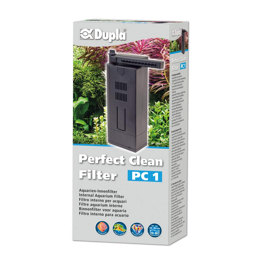 Dupla Perfect Clean Filter PC1 | Filtro Interno per acquari da 50 – 80 l | Filtro Acqua per acquari d'Acqua Dolce e Acqua Marina | Sistema di filtraggio Interno per filtraggio Meccanico e Biologico