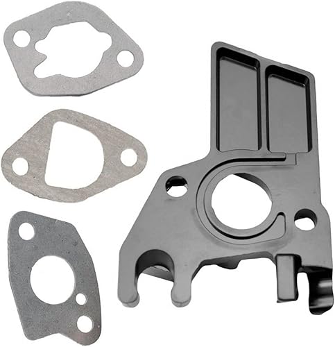 Compatible con junta de carburador, colector de admisión, kit aislador, GX160, 5.5hp, GX200, 6.5hp, motor cortacésped, generador de bomba de agua