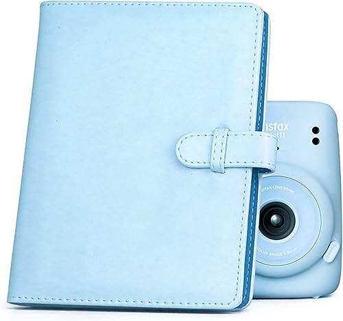 Miniatura 1 de Rieibi Álbum de fotos Instax Mini de 128 bolsillos, cartera de piel sintética para Fujifilm Instax Mini Evo11897s257090, álbum de fotos brillante