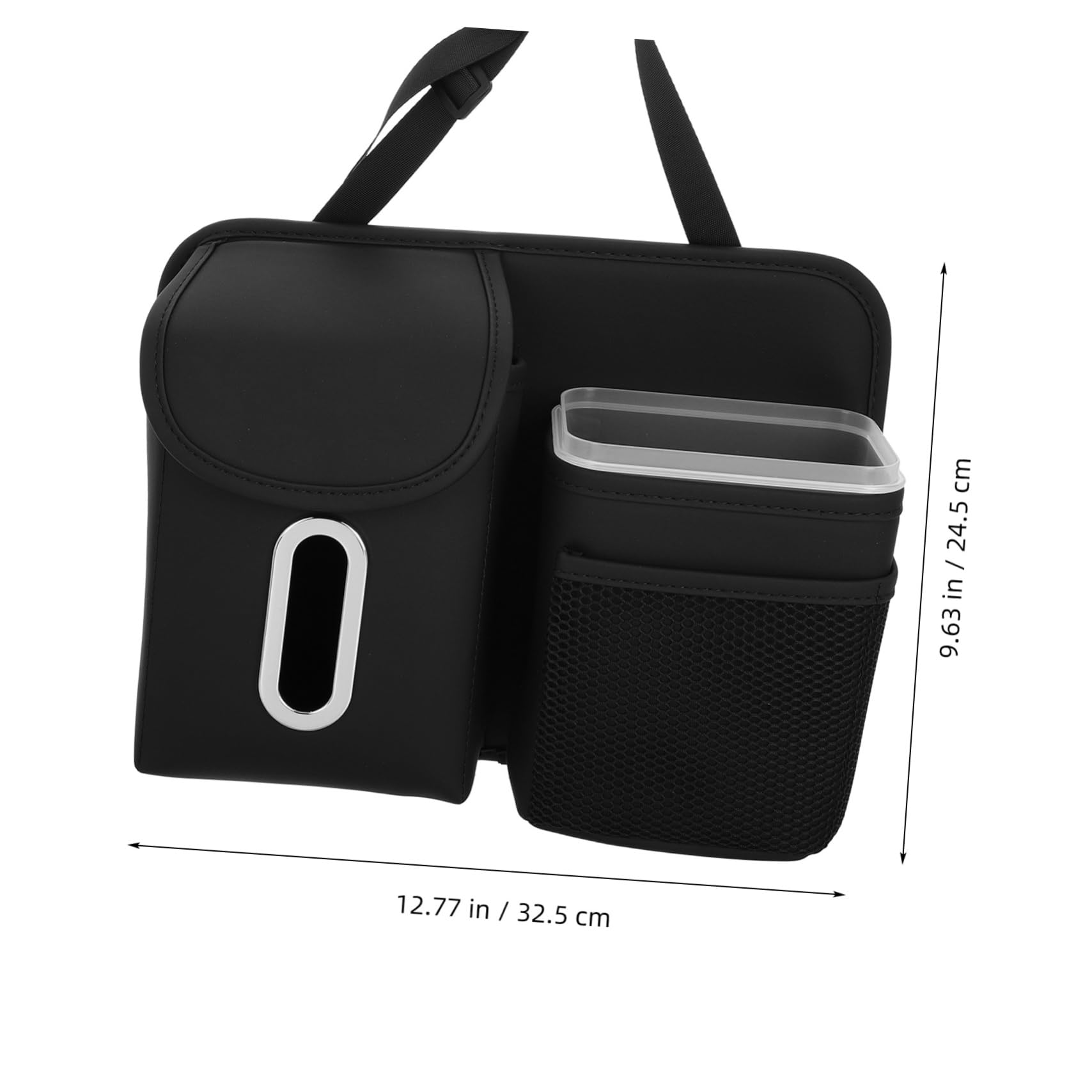 Organisateur Multifonctionnel De Siège Arrière Pour Voiture Avec Porte-mouchoirs Et Support De Gobelet De Rangement Pratique Pour Maintenir Votre Intérieur Automobile Propre Et