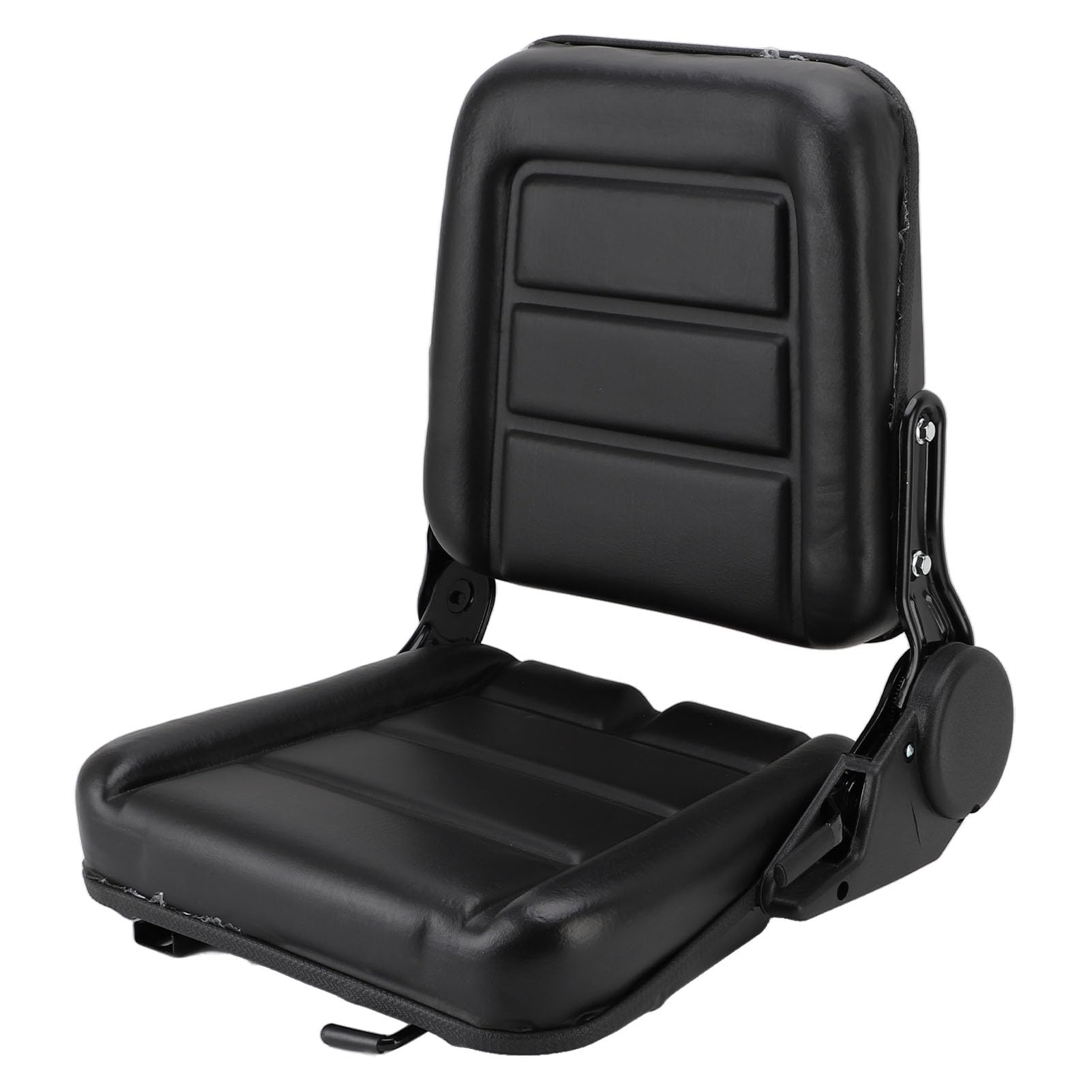 Traktorsitz, Baggersitz aus PU-Leder mit Ergonomischem Design, Verdickte Metallverbindungsplatten, Einfache Installation, Abgerundete Ecken für Gabelstapler, Traktor, Erntemaschine