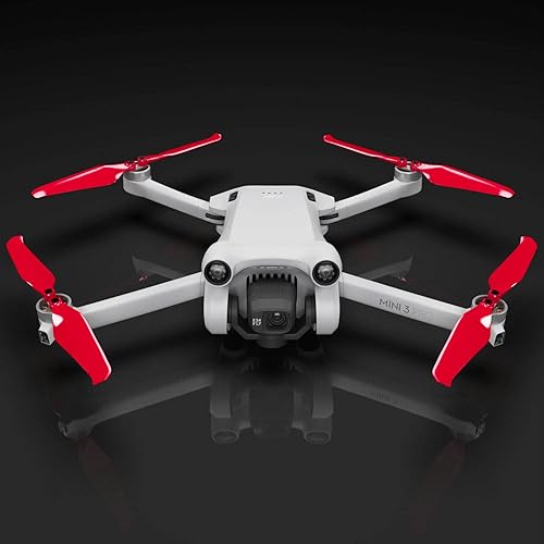 Miniatura 2 de Hélices sigilosas Master Airscrew para DJI Mini 3 Pro y Mini 4 Pro - Rojo, juego de 4 hélices
