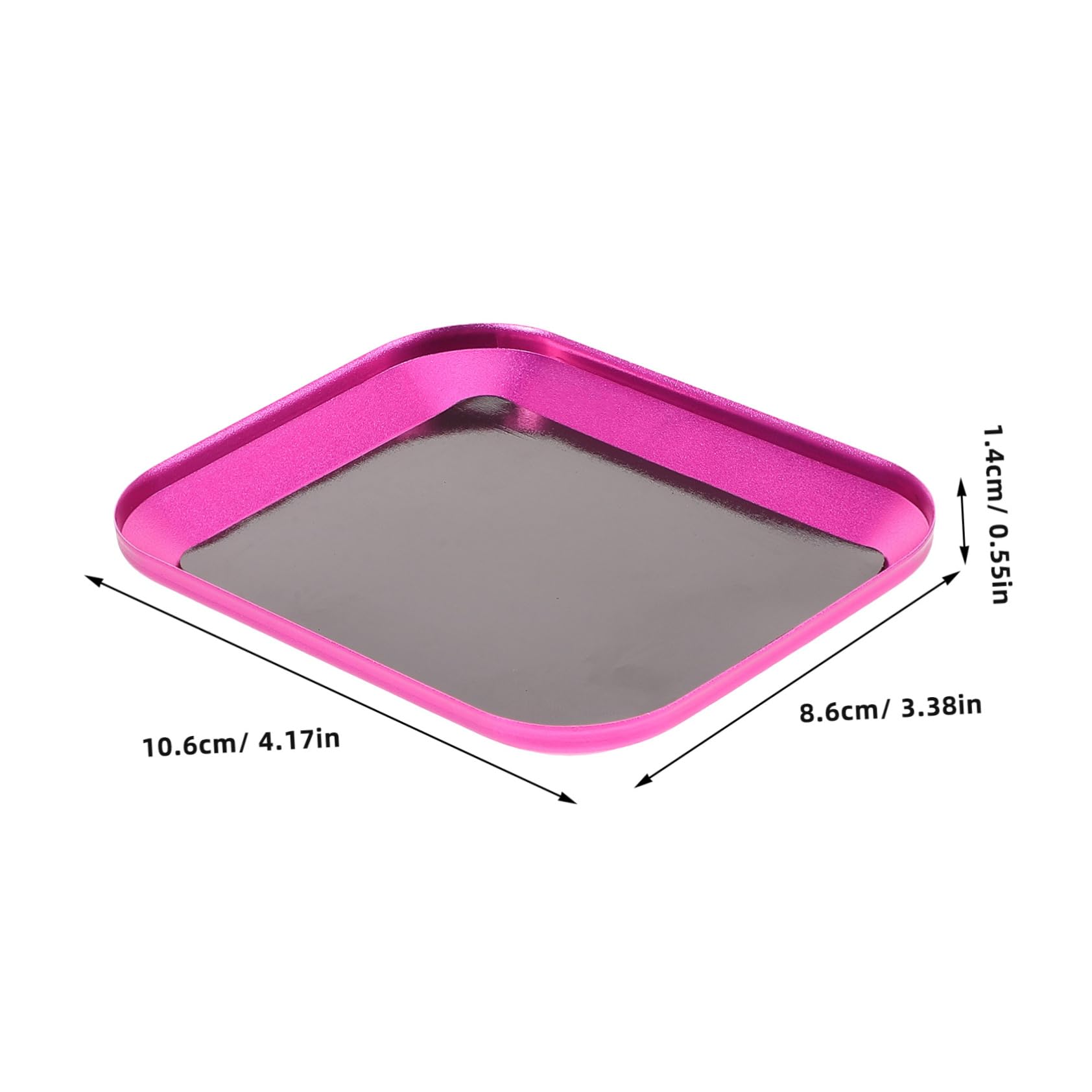 COSMEVIVI Aluminum Alloy Magnetic Screw Tray for Organizing Small Parts - Design for Mechanics Enthusiasts Hobbyists Versatile Tool for Nuts Bolts and Screws