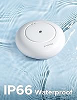 Vista 5 de X-Sense Detector de fugas de agua para sótanos, fregaderos, tanques, piscinas, modelo WS01