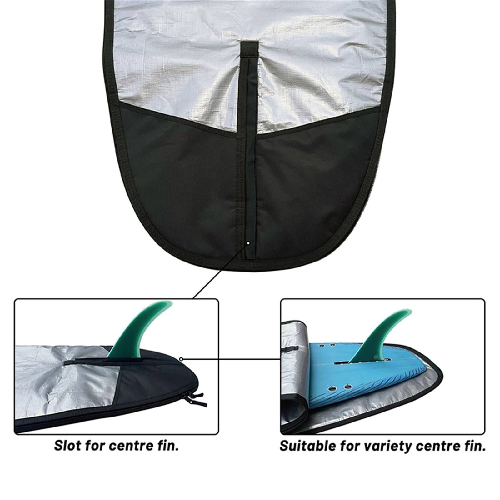 Sup Bag Hochwertige SUP/Surfboard-Tasche 8,6/9,2/9,6 Fuß – wasserdichte Longboard/Skimboard/Pranchas-Abdeckung mit verstellbarem Gurt, Surfen
