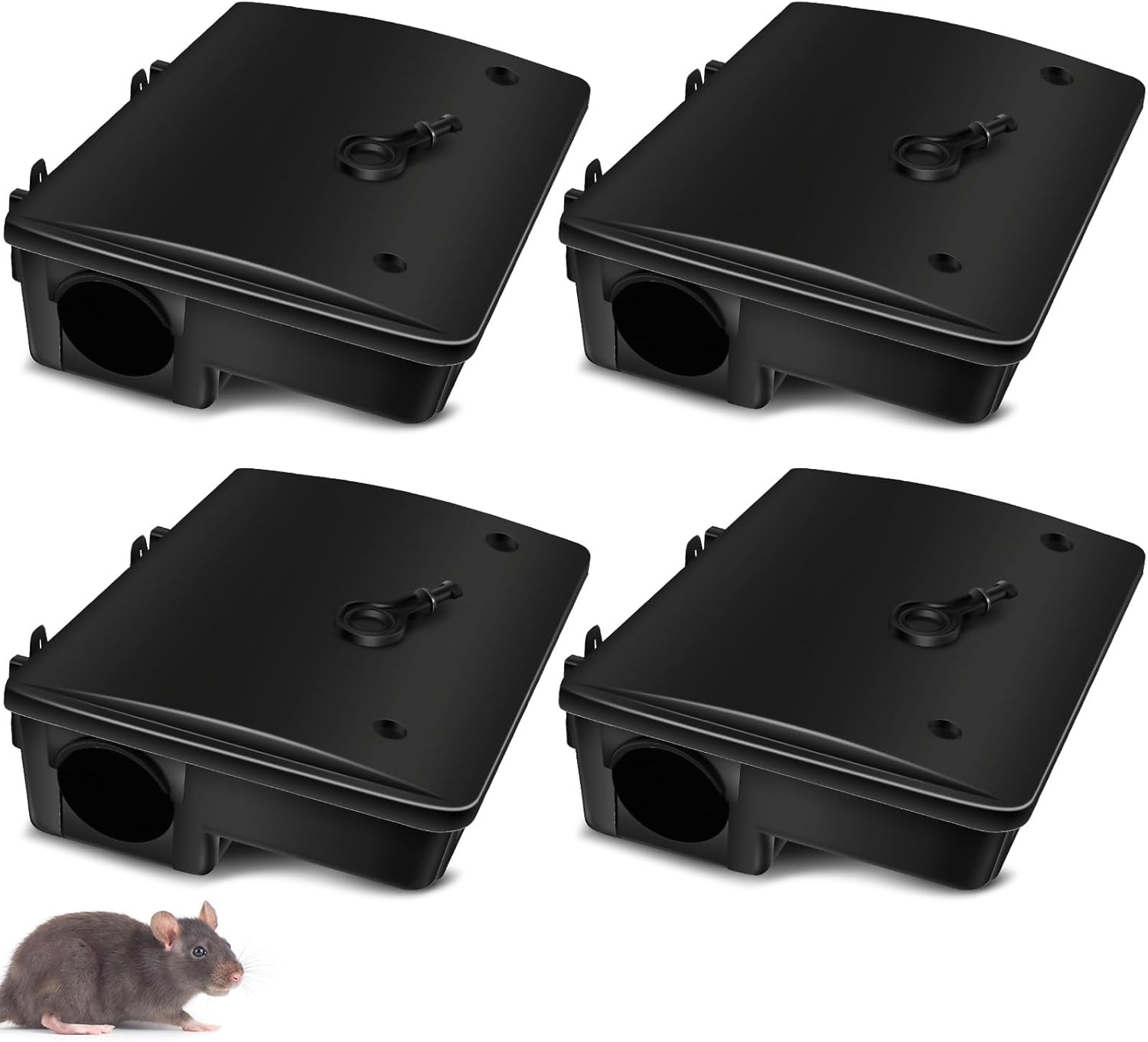 Large Rodent Bait Station with Key Rat Bait Station Traps