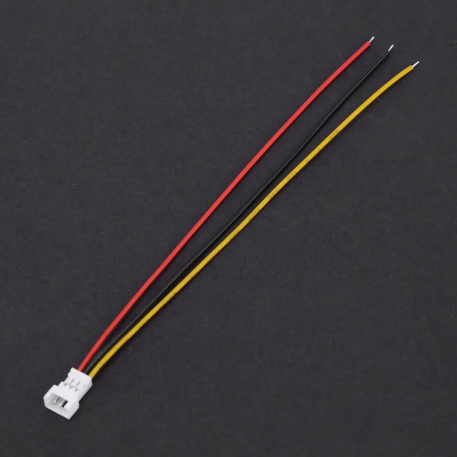 20 Sztuk JST 1.25mm Złącze Wtykowe z Przewodem, Kątowe Męskie żeńskie 2 Pin 3 Pin, Ocynowany Drut Miedziany do Płytki Drukowanej (Zestaw 3-pinowy męski i żeński)