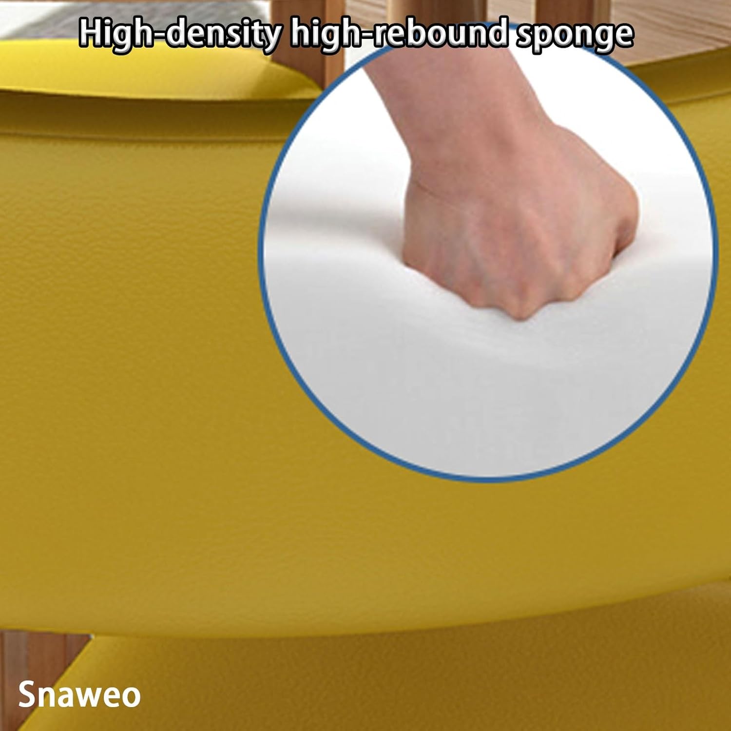 Office Reception Room Club Table, Small Conference Room Negotiation Table Sets, Kitchen Dining Table Set for 4, Coffee Table and Chair Set, for Family Apartment 31.5 Inch(Orange)