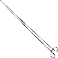 Vista 9 de Pinzas de bloqueo multiusos de hemostático Pean rectas y curvas con dientes serrados, de acero inoxidable - Hemostáticos para enfermeras, fórceps