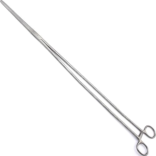 Miniatura 9 de Pinzas de bloqueo multiusos de hemostático Pean rectas y curvas con dientes serrados, de acero inoxidable - Hemostáticos para enfermeras, fórceps