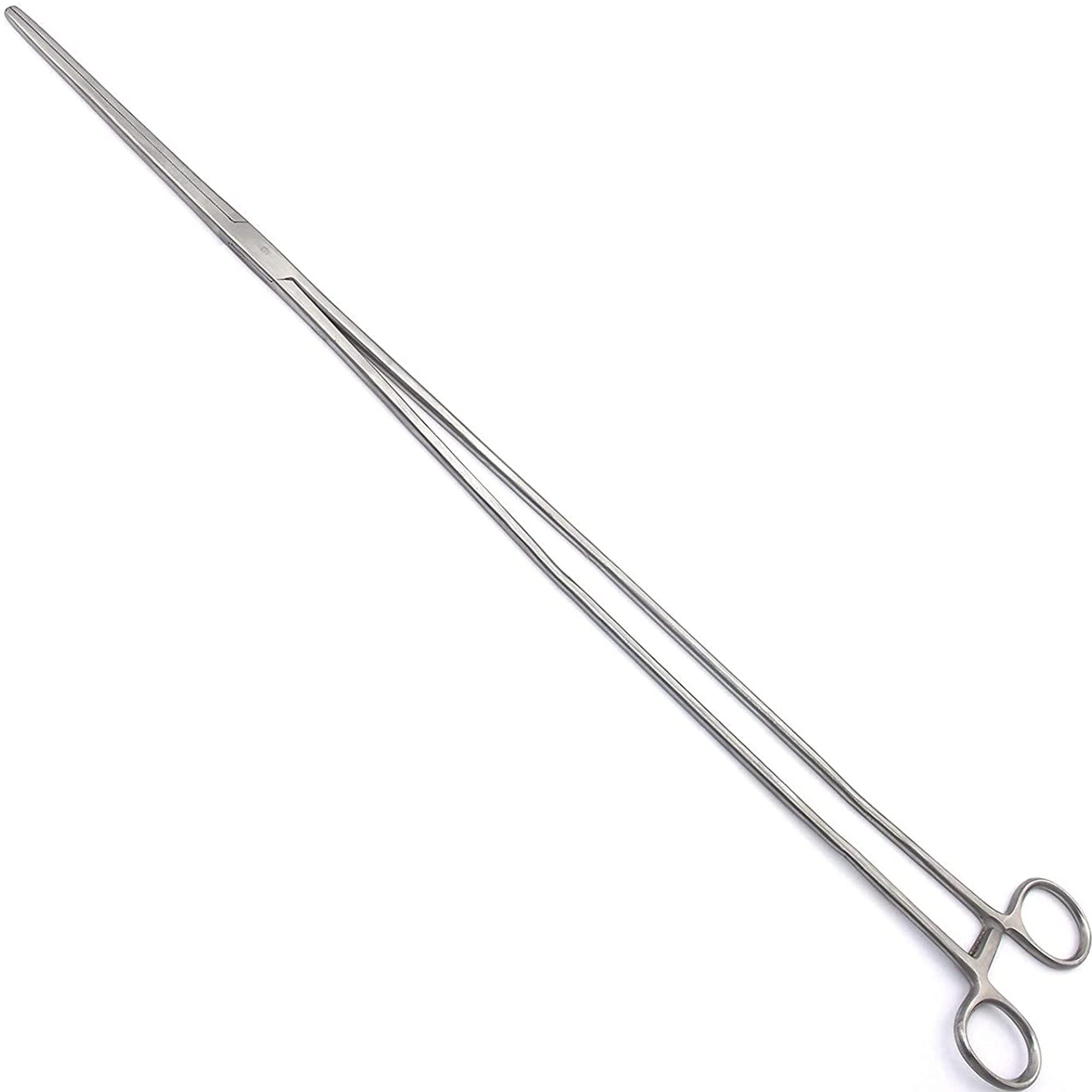 Pean Hemostat Straight and Curved Multipurpose Locking Tweezer Clamps Serrated, Stainless Steel - Hemostats for Nurses, Fishing Forceps, Crafts and Hobby