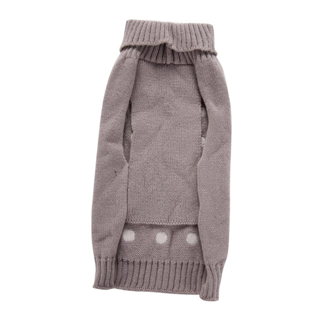 BESPORTBLE 3st Warme Hundekleidung Winterpullover Für Hunde Großer Hundeweihnachtspullover Großer Hundepullover Hundebekleidung Hundepullover Für Kleine Hunde Herbstpullover Für Hunde Grey