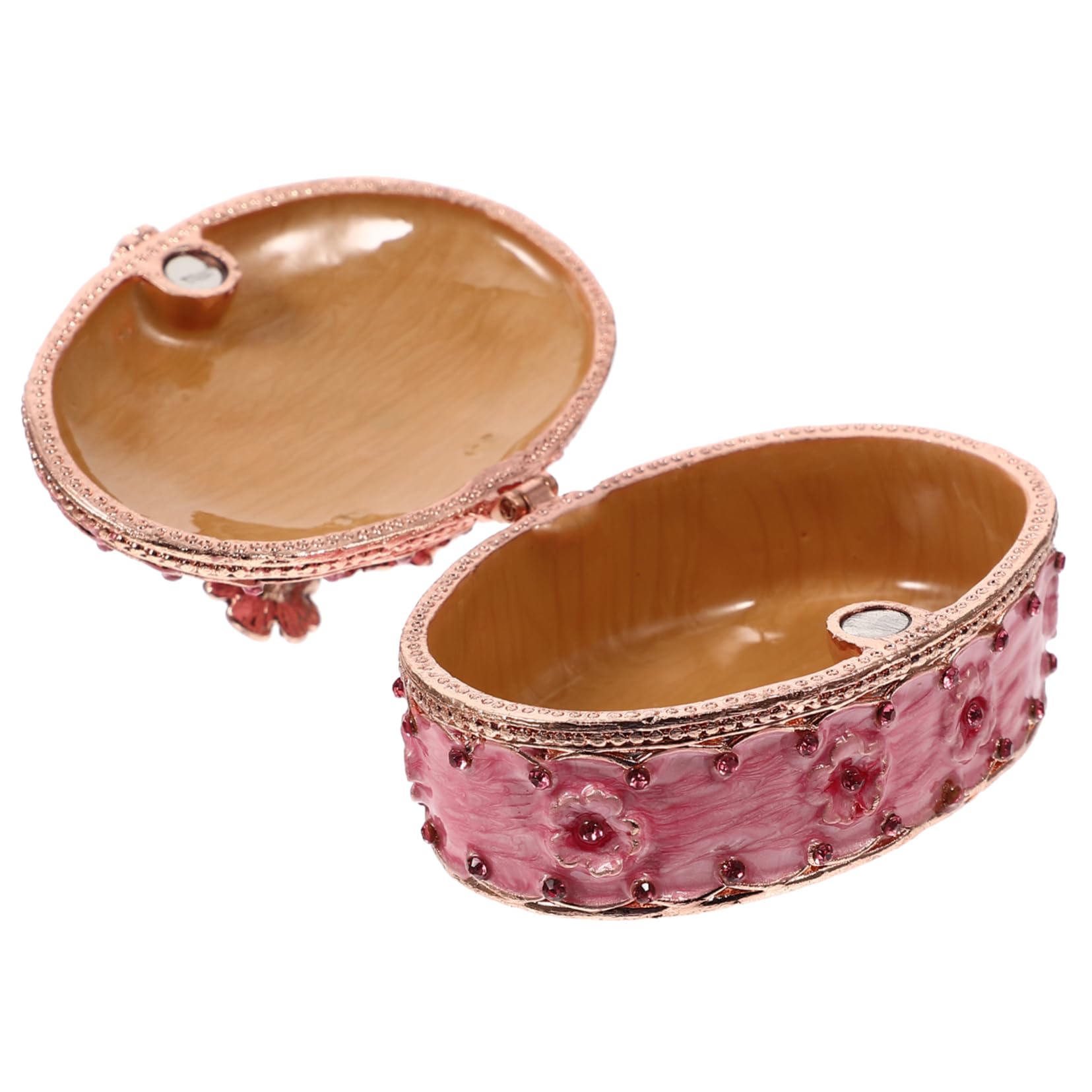 Healvian Organizer in per Anelli Farfalle e Piccola per Delicata Anniversari Scatola Vintage Lega Design Floreale Occasioni Speciali Gioielli Collane