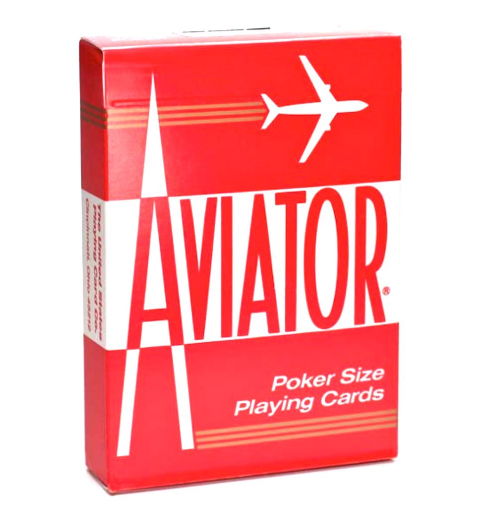 Bicycle Red Playing Cards Aviator Sets - Poker Size