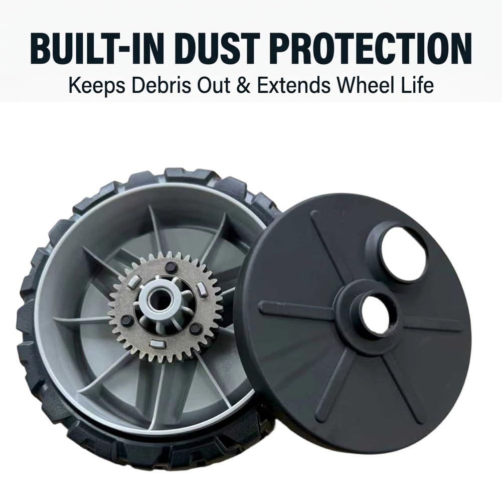 Ruote di Trasmissione per Tosaerba da 8 Pollici con coperture Antipolvere per Husqvarna - HU700AWD HU800AWD LC221A LC356AWD Craftsman - GCV-160 Poulan - Modelli OEM 580365301 593198101