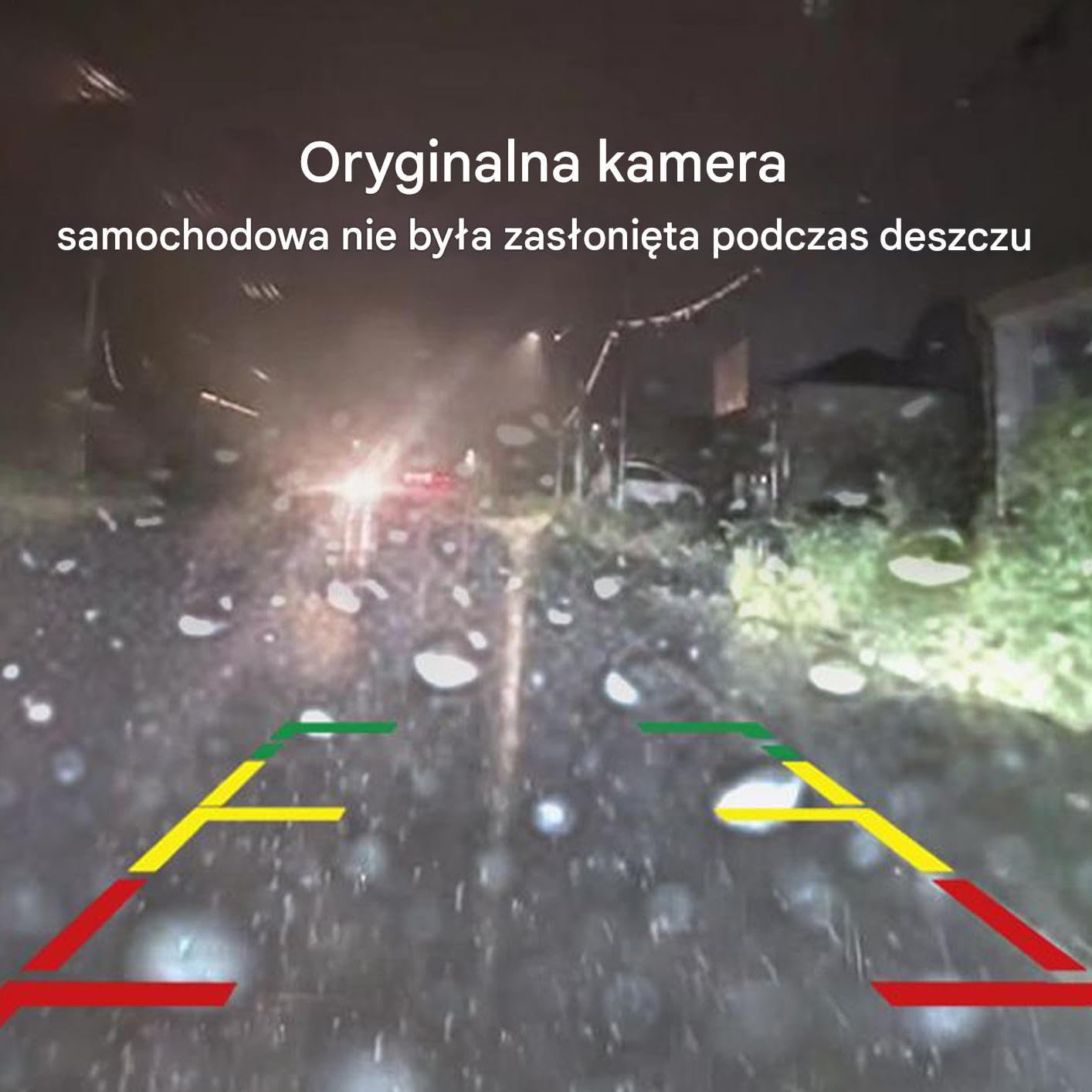 Osłona Kamery Cofania na Deszcz | Wodoodporna Osłona przeciw Deszczu i Słońcu dla Samochodu | Ochronna dla Pojazdów Skuterów SUV Sedanów Pickupów Van | do Parkowania Jazdy Holowania
