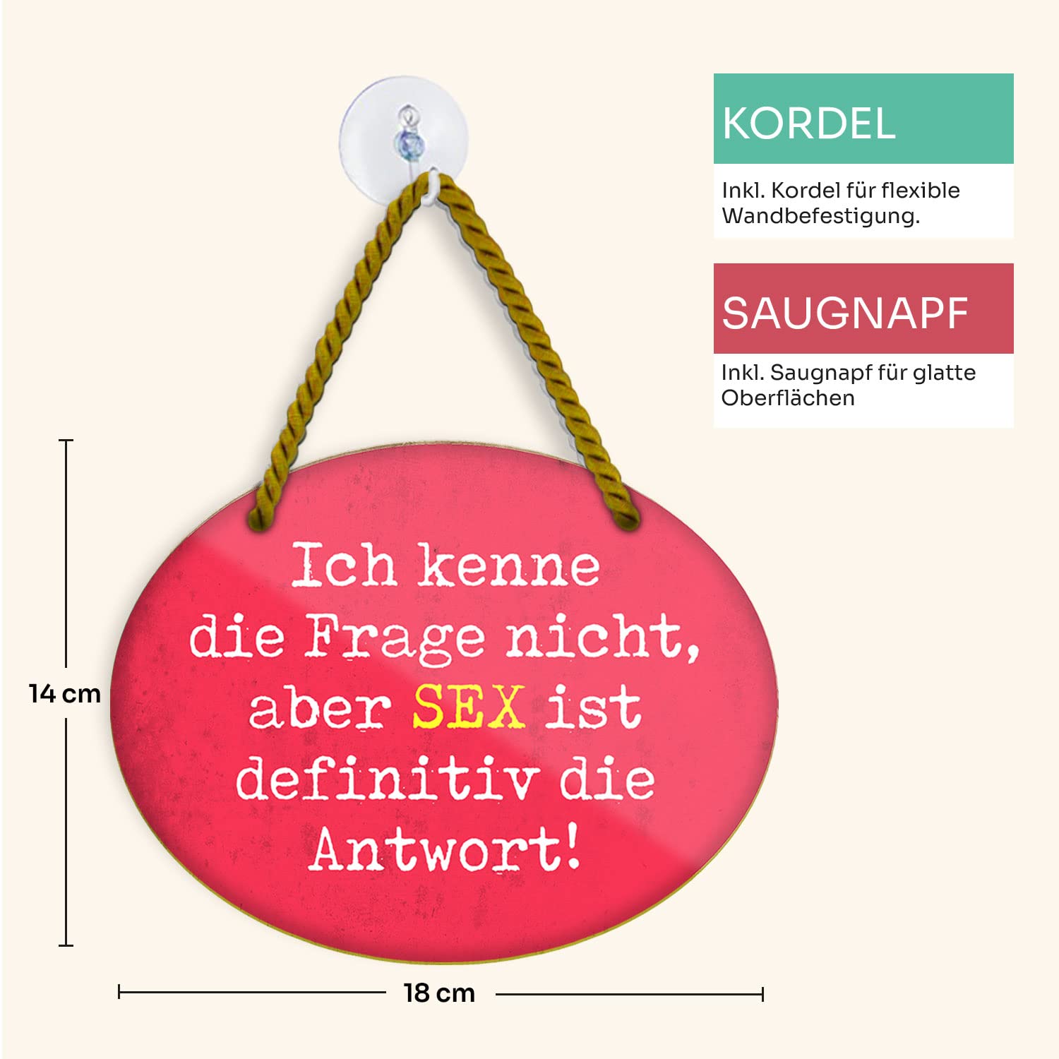 schilderkreis24 Tabliczka blaszana śmieszne powiedzenie Ich  