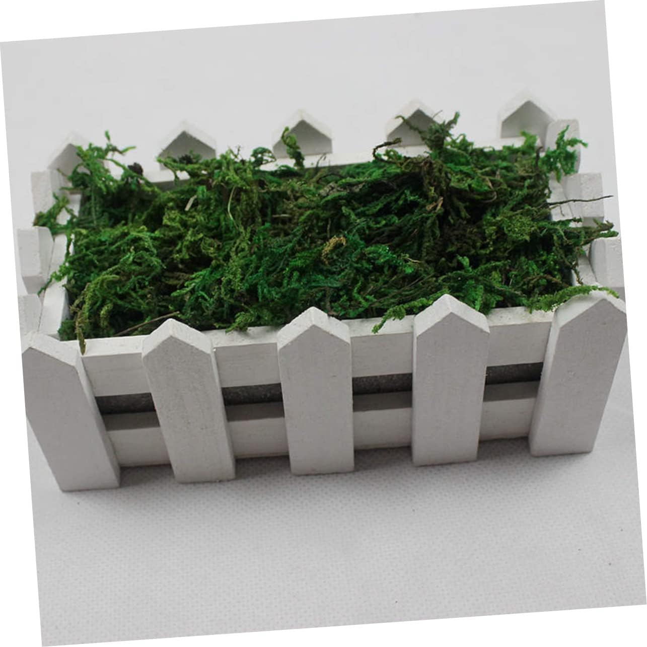 HOMSFOU 2pcs Imitated Moss Artificial Plant for Flowerpot Adornment Realistic Green Decorative Moss for Floral Arrangements Micro-Landscape Accessory No Watering Needed