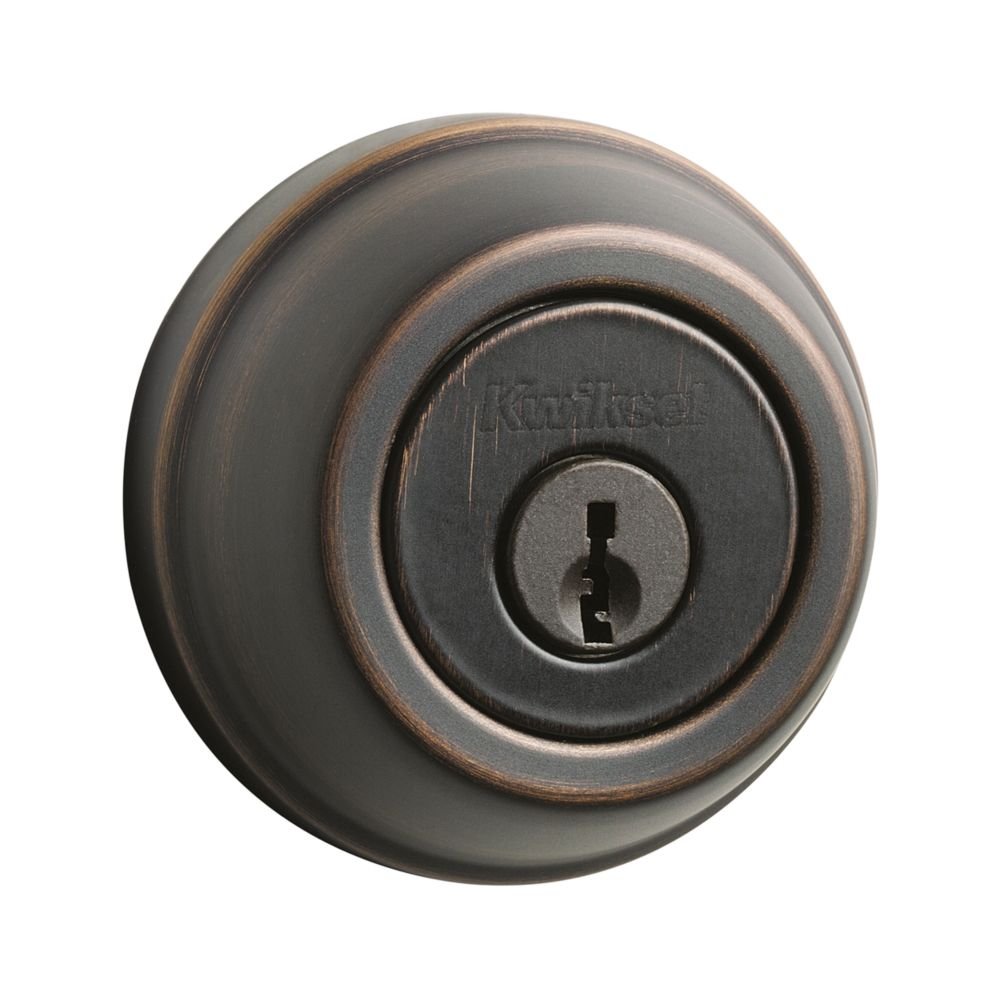 Kwikset 780 Single Cylinder Deadbolt in Venetian Bronze
