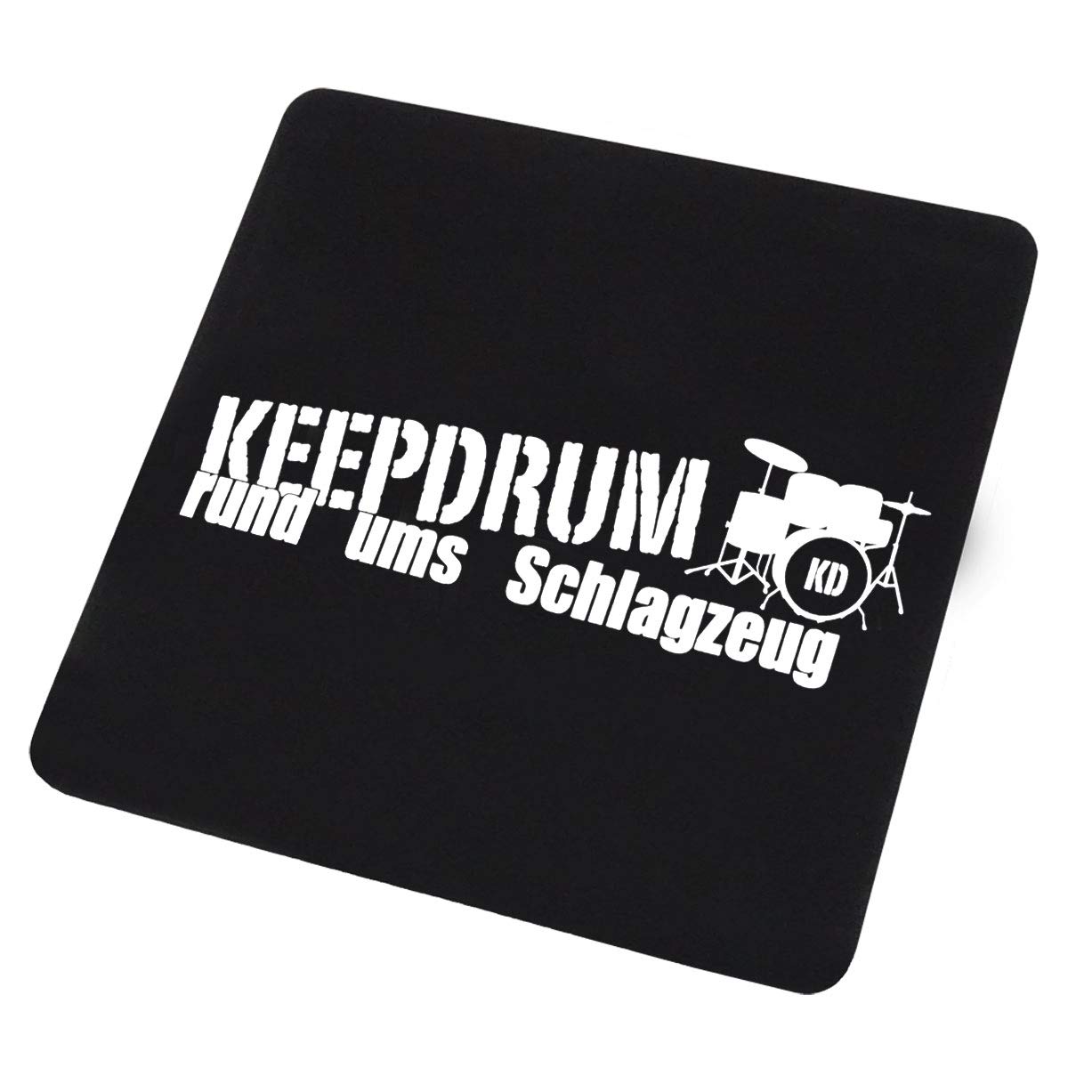 keepdrum DC1M BL Junior - Cajón para niños, Instrumentos de Percusión (incluye almohadilla para asiento), color azul