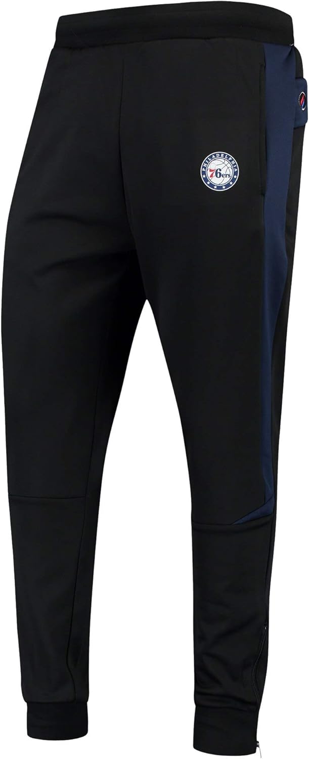 FISLL NBA Men's Color Block Perforated Fleece Jogger Pants, Team Variation : Sports & Outdoors