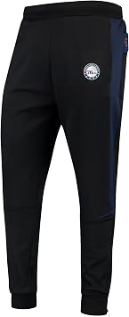 FISLL NBA Mens Color Block Perforated Fleece Jogger Pants, Team Variation