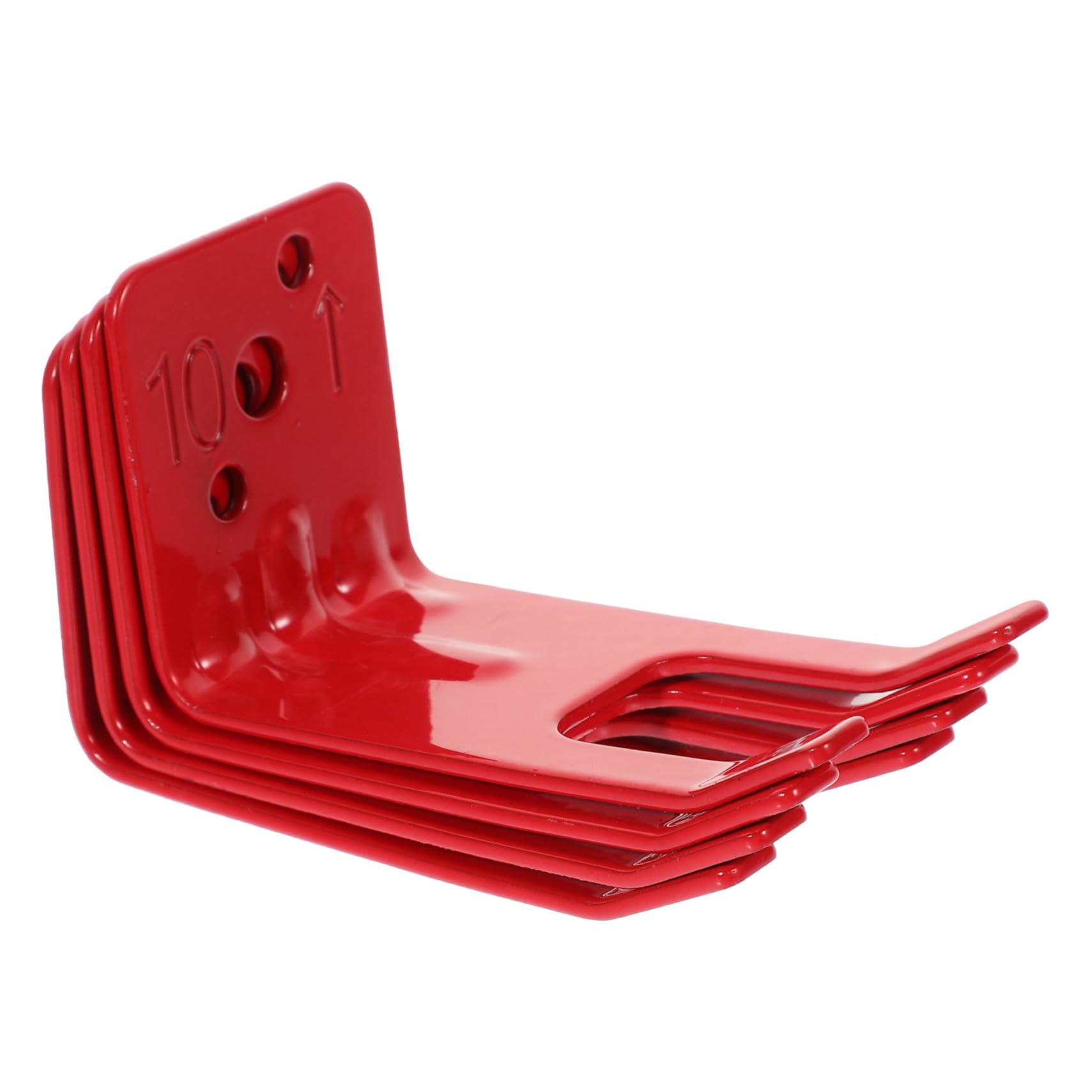 Cabilock Soporte Extintor Montado Colgante Deber Titulares Montar Extintores De Incendios En Casa Montaje Ganchos De Pared Cochera Soporte Para Extintor Planchar Rojo 4 Piezas X 4