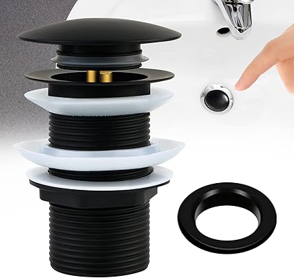 Piletta Click Clack Per Bidet - Universale Cromata, Doppia Guarnizione, Facile Da Installare - Foto 9