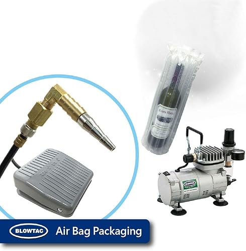 Miniatura 9 de Mini compresor de aire de un solo cilindro sin aceite TC-20 (con soporte para aerógrafo)