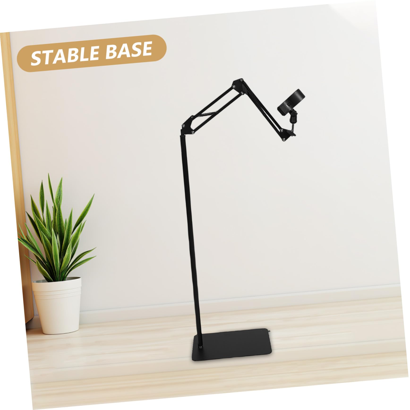 HEMOTON Soporte para Secador de Pelo Ajustable con Brazo Plegable y Clip Antideslizante para Salón Hogar y Baño Diseño Manos Libres para Usar Fácilmente