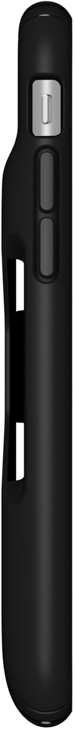 Speck Products Presidio Wallet iPhone SE (2022) Case| iPhone SE (2020)| iPhone 8| iPhone 7, Black/Black