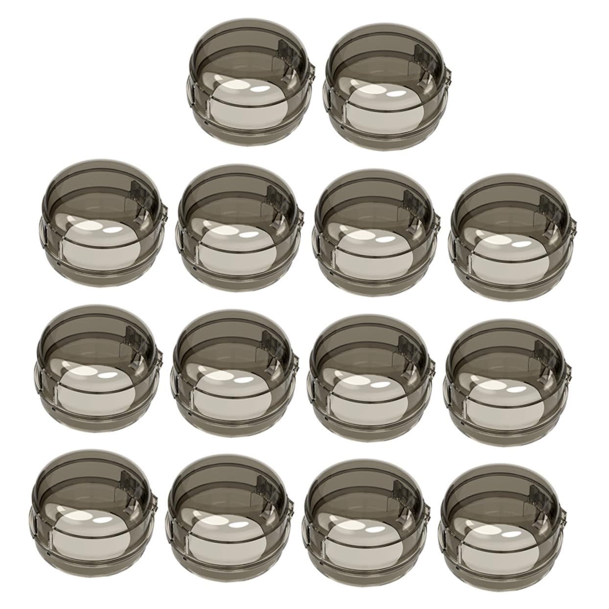 DOITOOL 24pcs Oven Knob Covers Gas Stove Knob Safety Covers Universal Fit Child Proof Design
