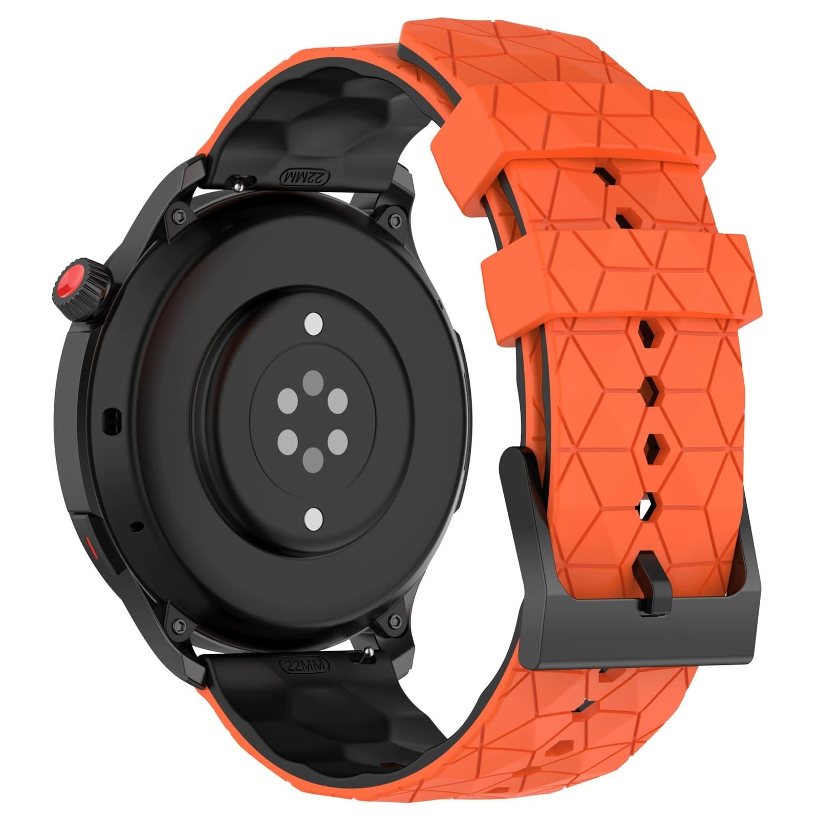 Uniwersalny zapasowy pasek do zegarka 20 mm 22 mm silikonowy sportowy pasek bransoletka (1,20 mm)